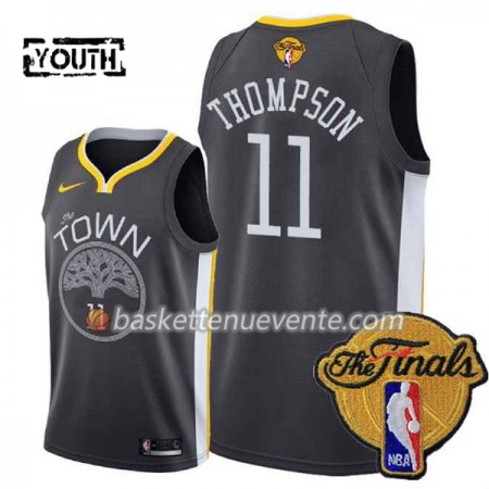 Maillot Basket Golden State Warriors Klay Thompson 11 Black Town 2018 NBA Finals Nike Swingman - Enfant